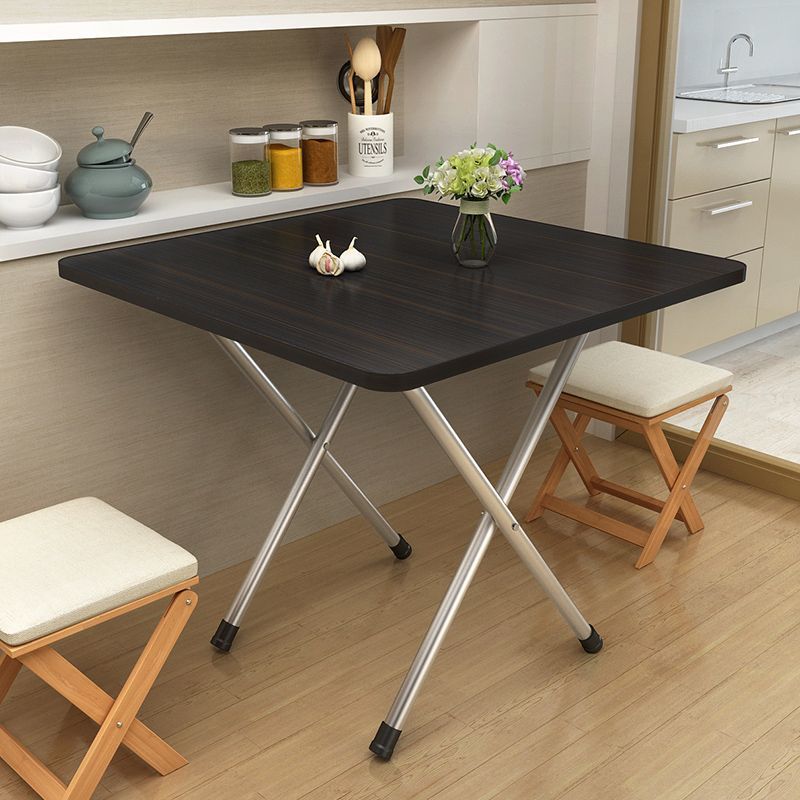 Folding table, home dining table, rental house, small table, dormitory, outdoor portable stall, simple square table