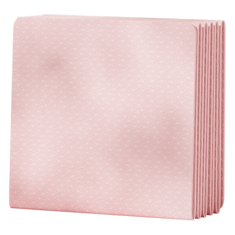 Sanskrit TPE Foldable Yoga Mat Thin Foldable Men's Fitness Mat Nap Nap Portable Home Moisture-proof Mat