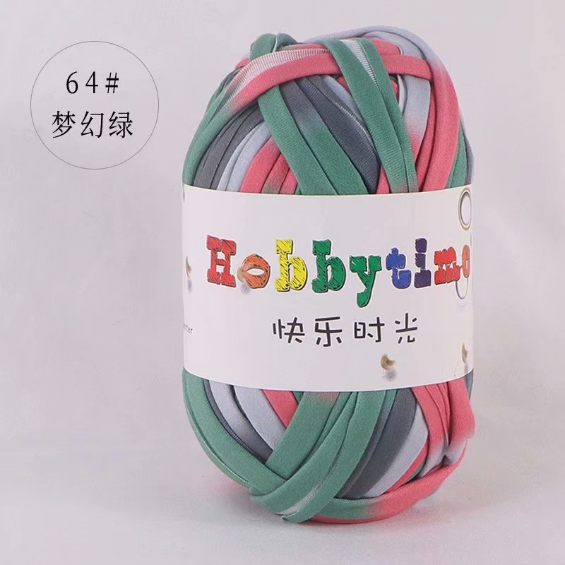 Picture of Happy Time High Elasticity Cloth Line 100g Color Material Bag Home Carpet Floor Mat Hook Shoe Hand-Knitted Thread