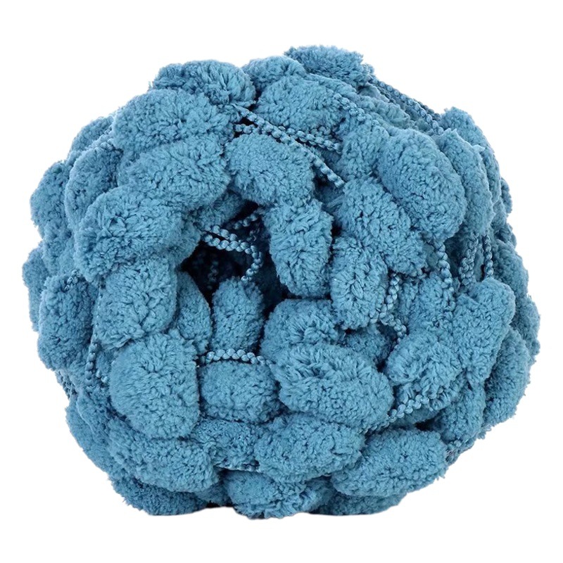 Big Ball thread cushion thread woven scarf blanket bean thread handmade diy woven Pearl coarse wool ball hook mat