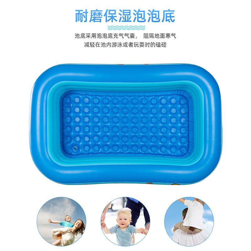 Picture of Cross-border PVC children inflatable swimming pool home outdoor large family pool thickened plastic ocean ball swimming pool