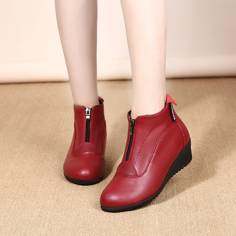 Cross-border New Square Dance Women's Shoes Middle Heeled High Heeled Soft Bottom Breathable Mothers' Middle-aged and Elderly Sports Dance Shoes for Women