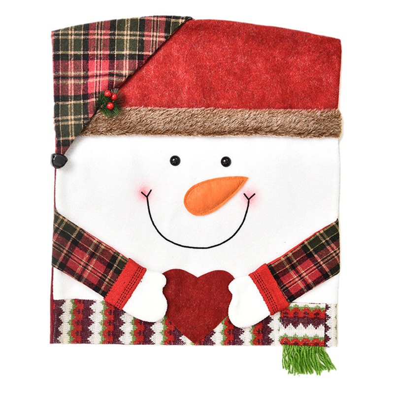 New Christmas Decorative Chair Cover Stool Cover New Style Doll Chair Cover European and American Decorative Ornaments Home Furnishings