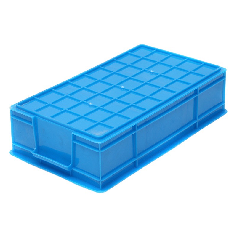 Three-grid box separated classification box for auto parts large box logistics storage turnover box plastic lattice box
