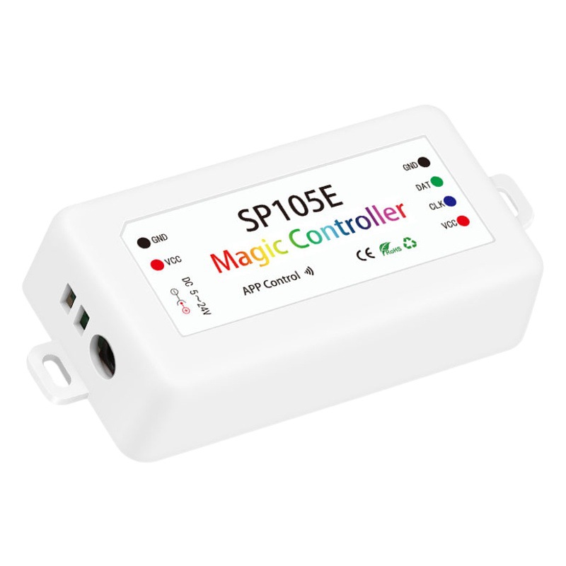 SP105E light with Bluetooth controller mobile phone smart Bluetooth Magic color controller LED full color controller manufacturers