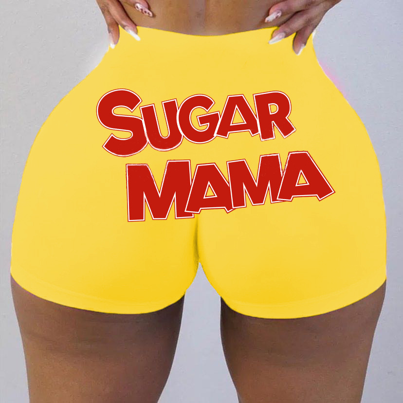 Picture of Cross-border Hot Letter Hip Fitness Sports Leisure European and American Style Women's Shorts