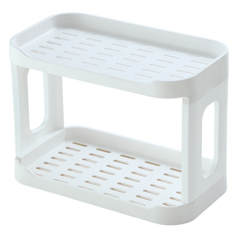 Japanese-style Desktop Storage Rack Double-layer Storage Rack Household Kitchen Bathroom Dormitory Simple Cosmetic Sundries Storage Rack
