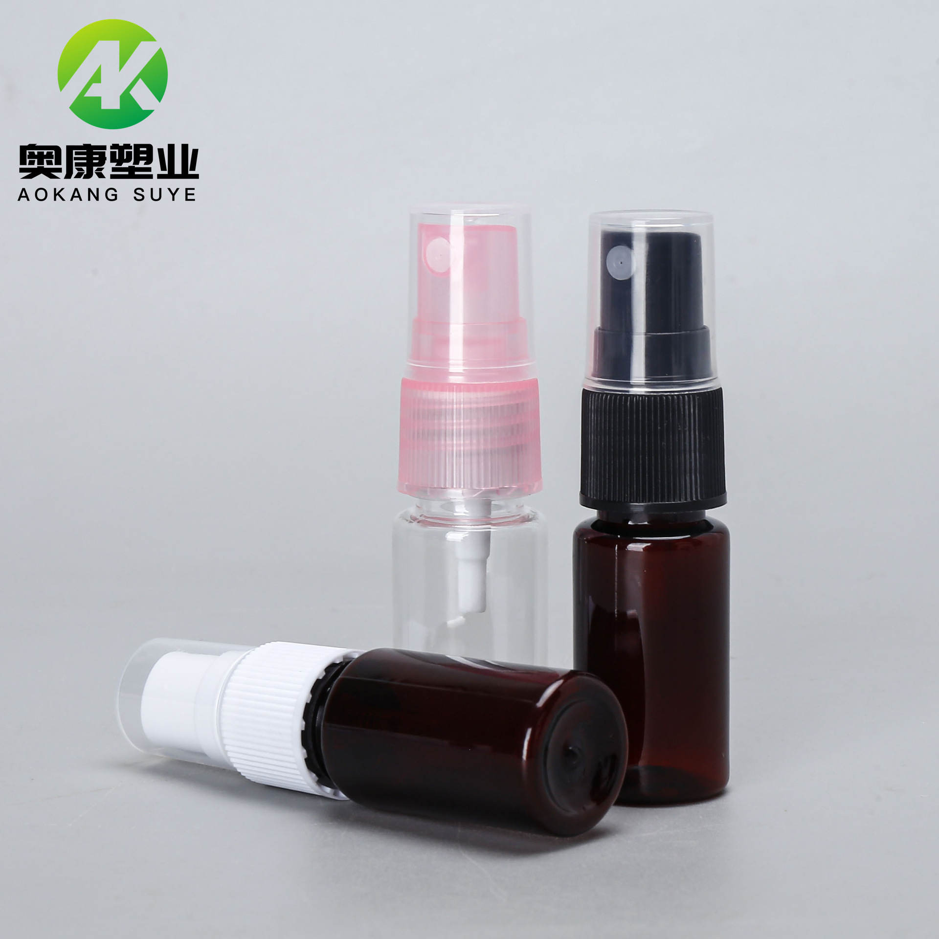 Picture of Manufacturer's Spot 15ml Spray Bottle Plastic Pet Transparent Alcohol Cosmetic Spray Bottle 15ml Small Spray Bottle