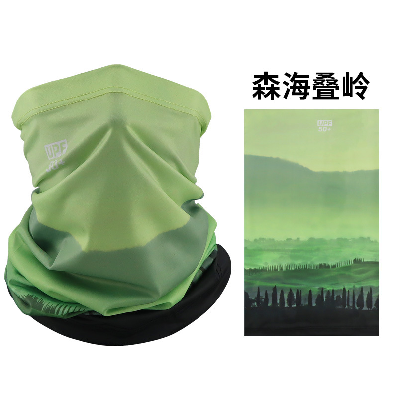 Picture of Sunscreen Mask Riding Sunscreen Collar Men's and Women's Fishing Ice Silk Magic Scarf Summer Scarf Thin Scarf