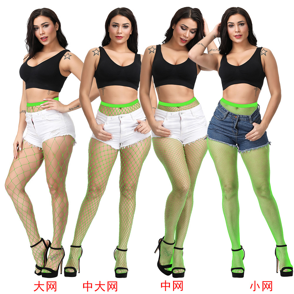 Picture of European and American Unbreakable Sexy Stockings Pantyhose Bottoming Socks Non-Slip Charming Temptation Fishnet Stockings Fishnet Pantyhose