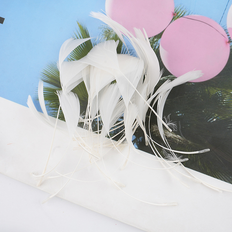 Picture of diy handmade color floating feather goose feather dream catcher wave ball gift box filling decoration materials