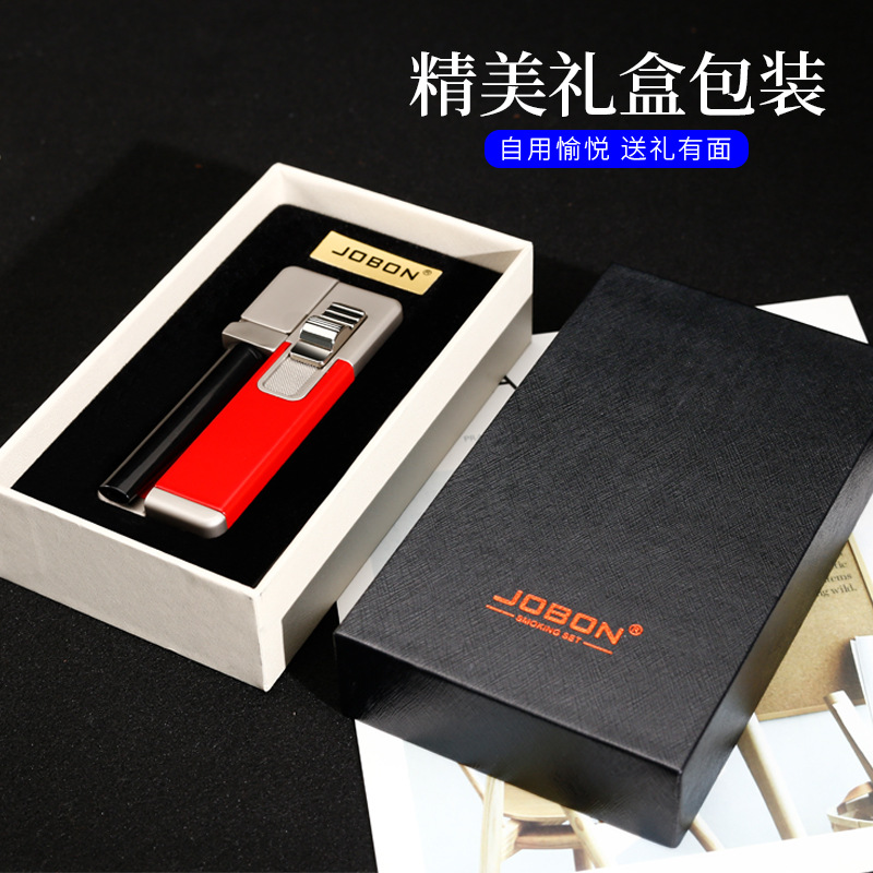 Picture of 2023 new Jobon Zhongbang pipe lighter inflatable open fire foldable multi-purpose metal cigarette lighter cross-border