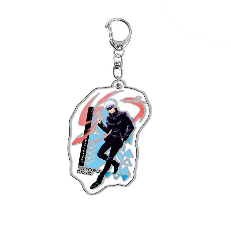 Picture of Acrylic keychain. Cursing back to battle Tiger stick Youren Fu Hei Hui nail. Zaki Wild Rose anime pendant