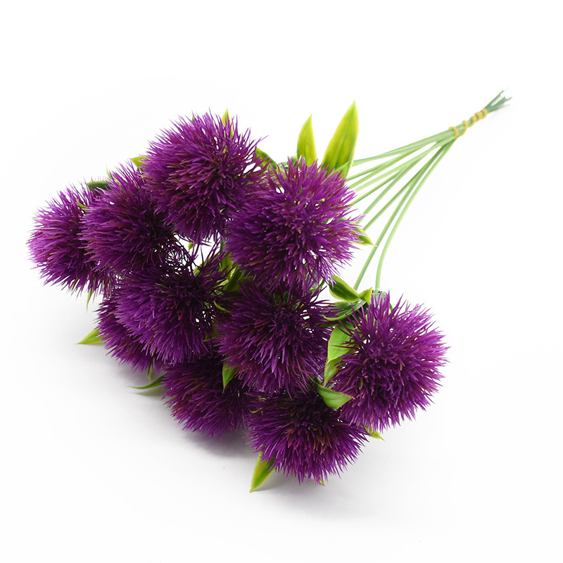 Picture of Amazon simulation plant European simulation dandelion plastic flower flower arrangement gardening home furnishings DIY adorable