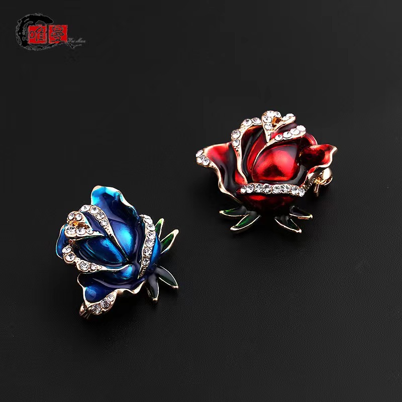 Picture of Camellia women's fashion anti-light pin brooch brooch high-end exquisite accessories design fashion jewelry