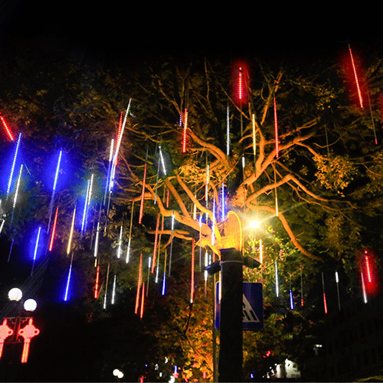 Solar light string 360LED double-sided Meteor Shower Light 10 Christmas day light LED outdoor decorative light