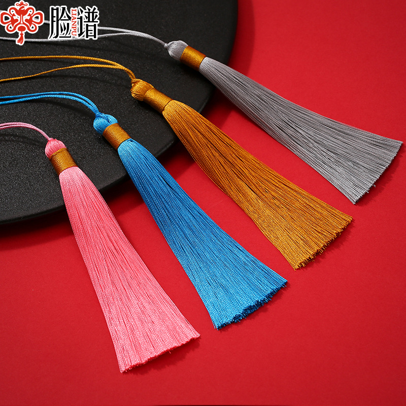 Facebook 12cm Golden Winding Tassel Tassel Han Dynasty Pressed Placket Pendant Sachet Sachet Small Hanging Tassel Manufacturer Wholesale