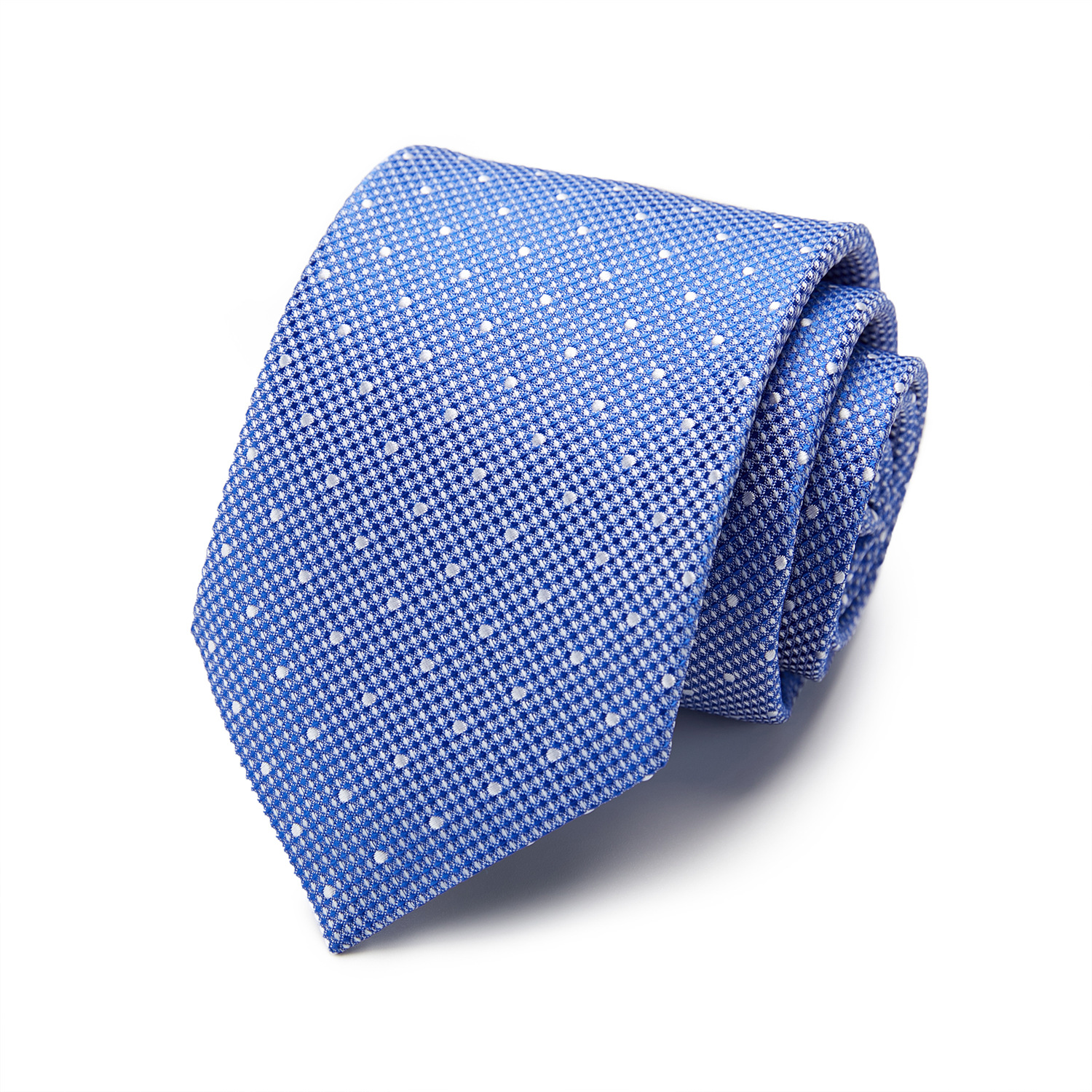 Picture of Tie spot tie polyester silk tie manufacturer 8cm business men's formal wear wedding studio tie