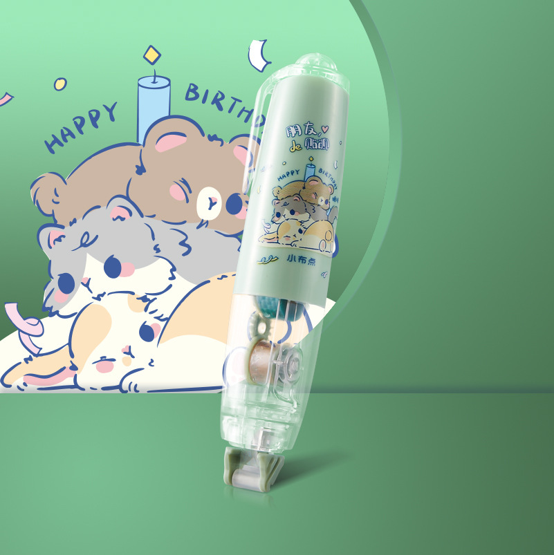 Picture of [Press Dot Glue] Changli Correction Tape Manual Hand Account Dot Glue Double-sided Adhesive Mini Paste New Chinese Goods