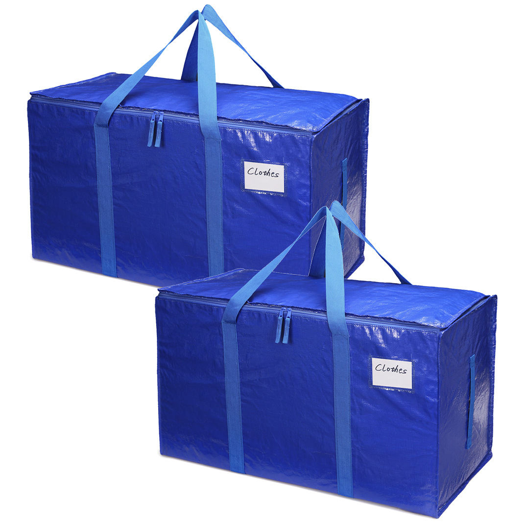Picture of in stock Packing Moving Bag Thickened Woven Material Large Capacity Clothes Quilt Storage Bag Travel Outdoor Luggage Bag