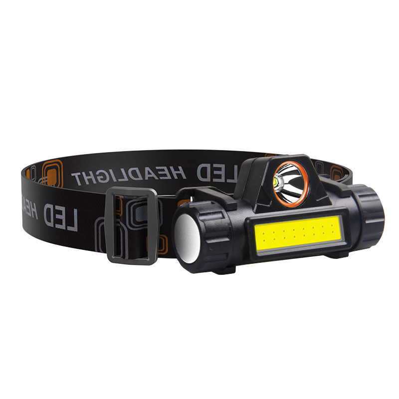 Cross-border induction USB charging head lamp flashlight magnet camping lamp LED headlight outdoor fishing lamp