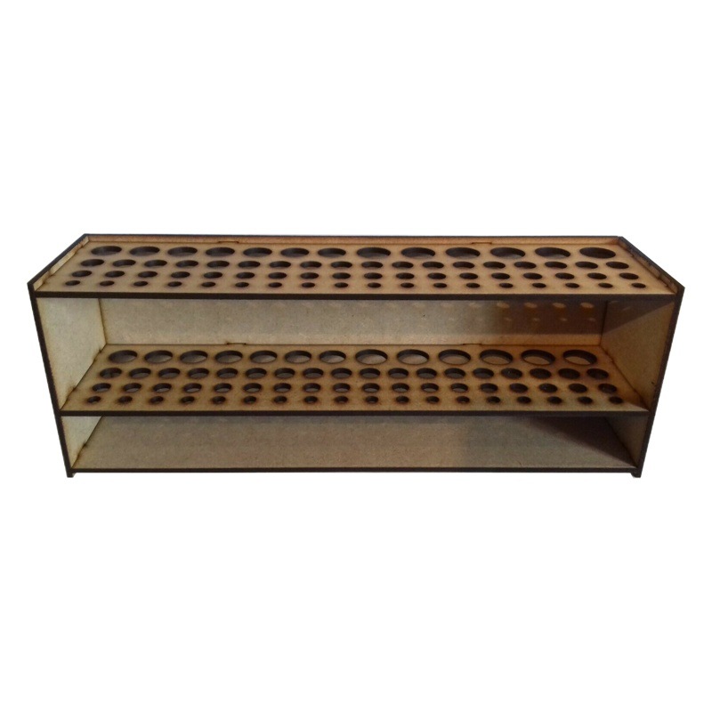 Desktop vertical wooden display stand detachable bracket brush brush makeup brush rack 67 wooden storage rack