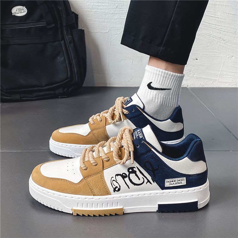 Picture of Men's Shoes Autumn 2024 New Student Trendy All-match Sports Trendy Shoes Summer Niche Design Japanese Casual Board Shoes