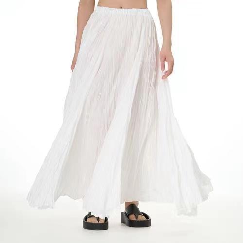 Picture of European and American Simple Crumpled Skirt 2024 Autumn and Winter New Fashion Brand Women's Fashion All-match Oversize Skirt