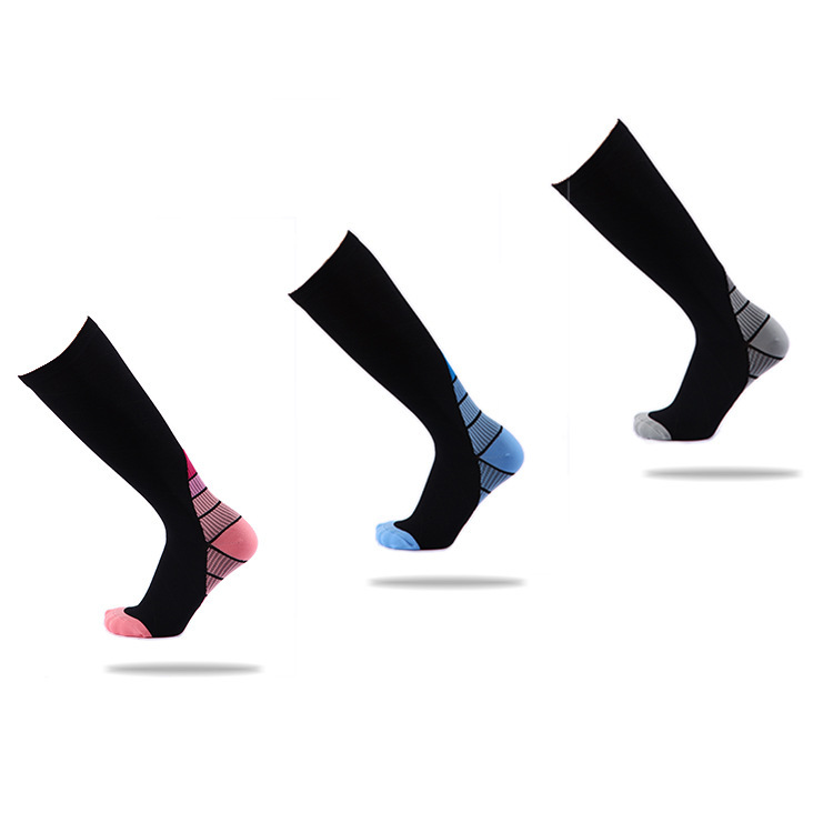 Pressure socks sports elastic compression socks high barrel running compression socks sports football socks factory spot direct sales