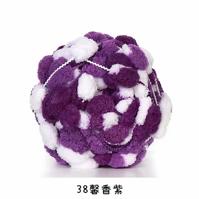 Picture of Ball ball ball ball pearl line Sangzi line 130g handmade DIY sofa cushion floor mat thick ball ball line wholesale