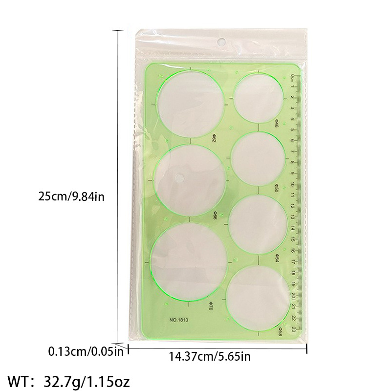 Picture of Pattern printing ruler clothing scale pattern making clothing curve cutting sewing tool multi-functional pattern printing ruler