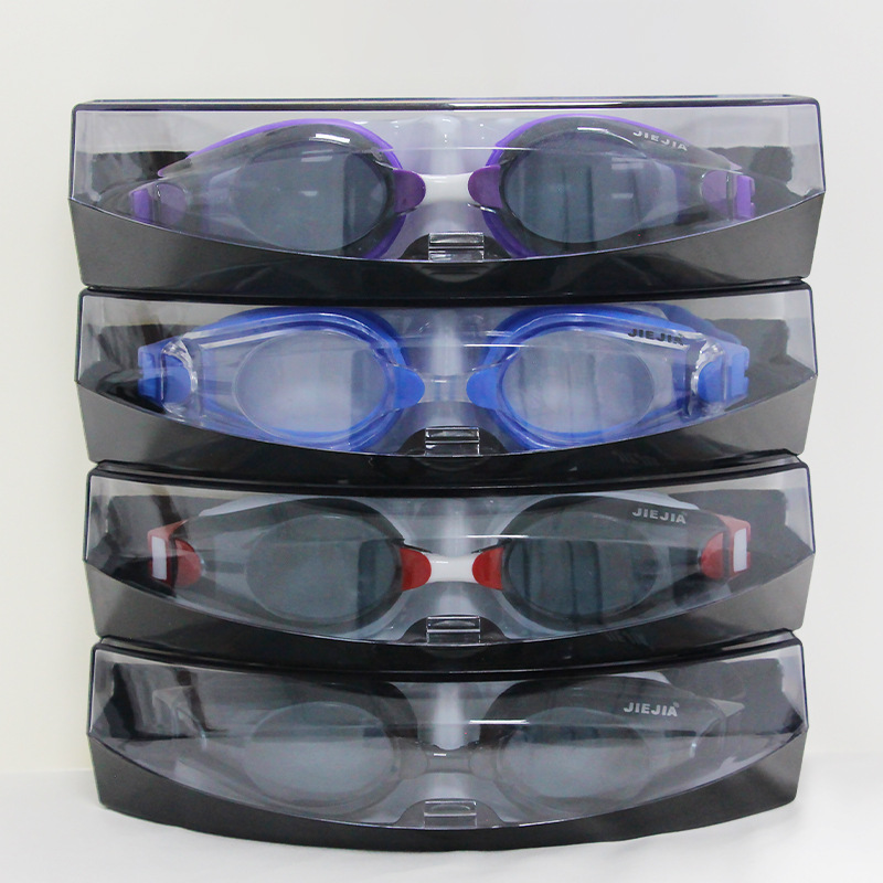 Picture of Jiejia swimming goggles wholesale adult flat light myopia swimming glasses AH100 classic waterproof anti-fog swimming goggles