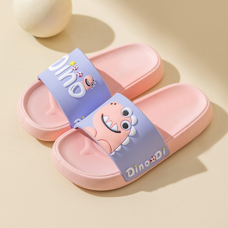 Picture of Daddy Pig Summer Cartoon Children's Slippers for Boys and Girls Indoor Home Non-slip Children's Outer Wear Big Children's Sandals and Slippers