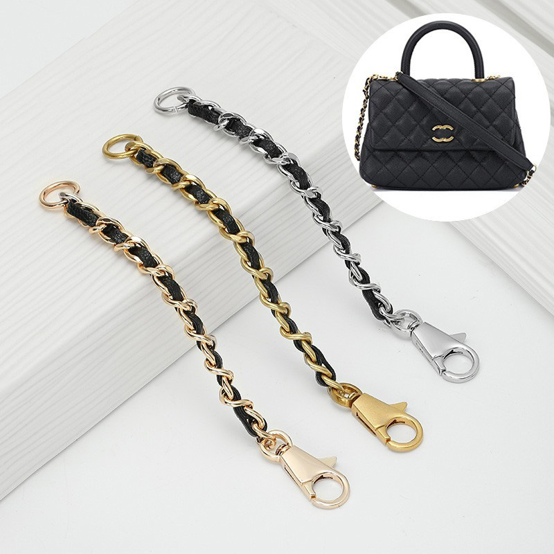 Xinyujiang Xiaoxiang handl bag Pearl extension chain Bean shoulder strap lengthened chain transformation short bag chain