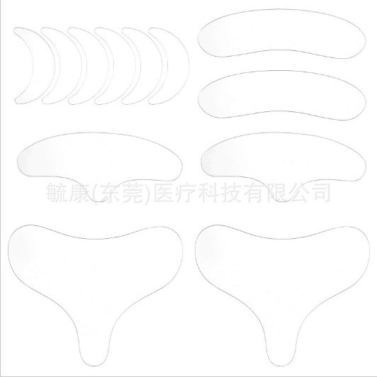 Manufacturer in stock silicone face stickers chest stickers neck stickers eye stickers can be fixed