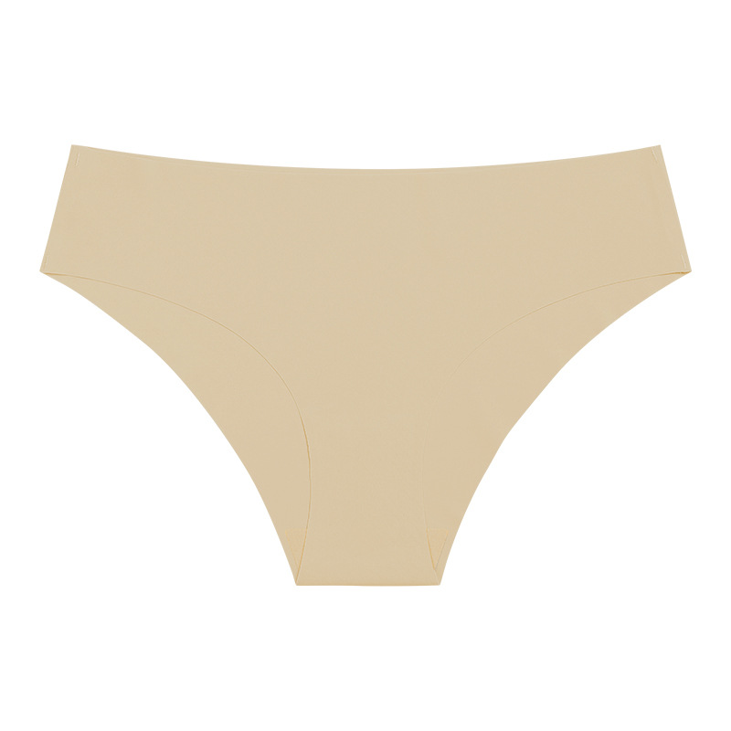Picture of Cross-Border Seamless Ice Silk One-Piece Girls' Underwear European and American Large Size Pure Cotton Crotch Breathable Women's Briefs Wholesale