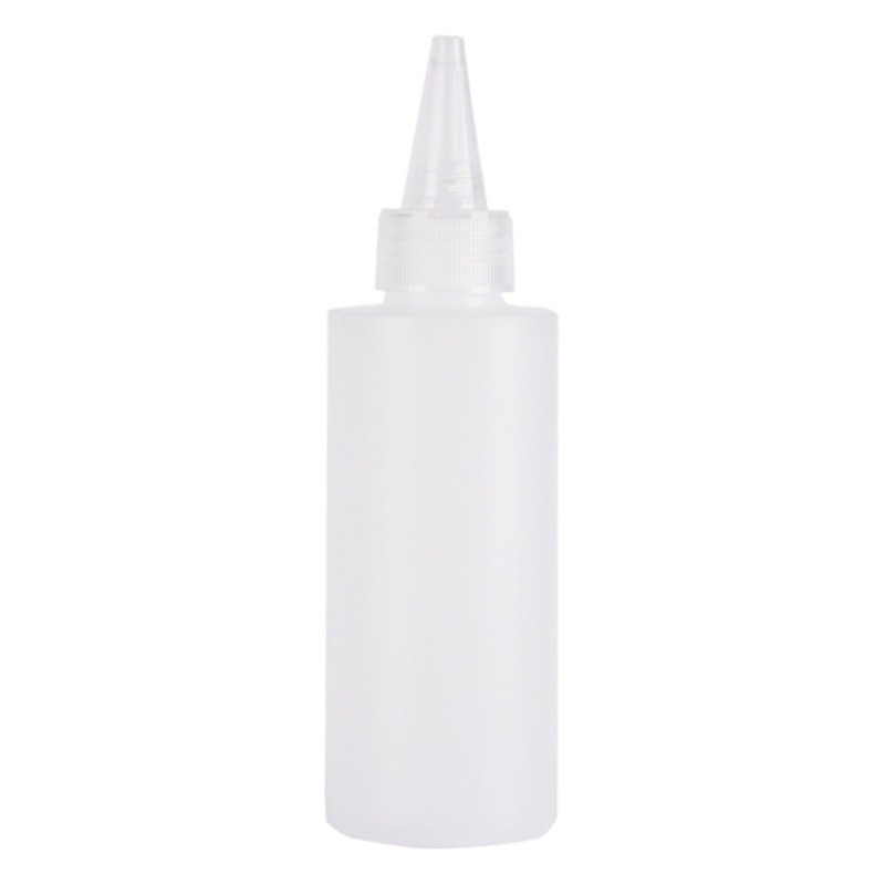 100 250 500ml ml translucent pointed mouth squeeze bottle dispensing empty bottle painted pigment color palette bottle