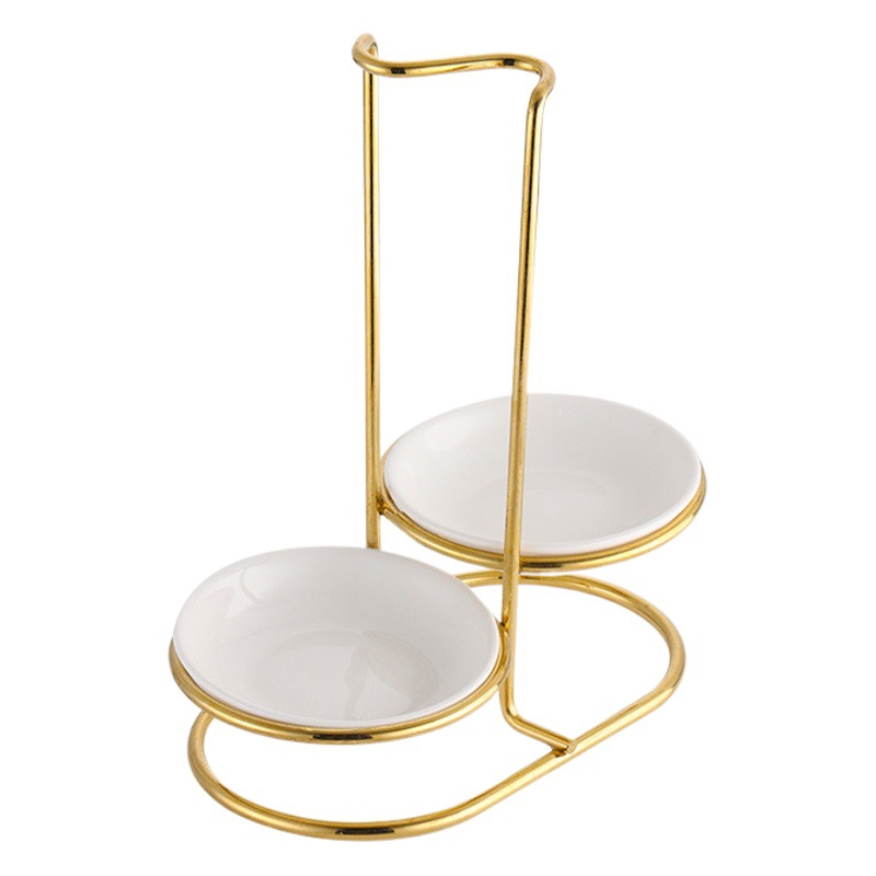 Stainless Steel Titanium Plated High-grade Hot Pot Spoon Colander Rack Golden Chopsticks Spoon Rack Tableware Storage Rack Soup Shell Rack