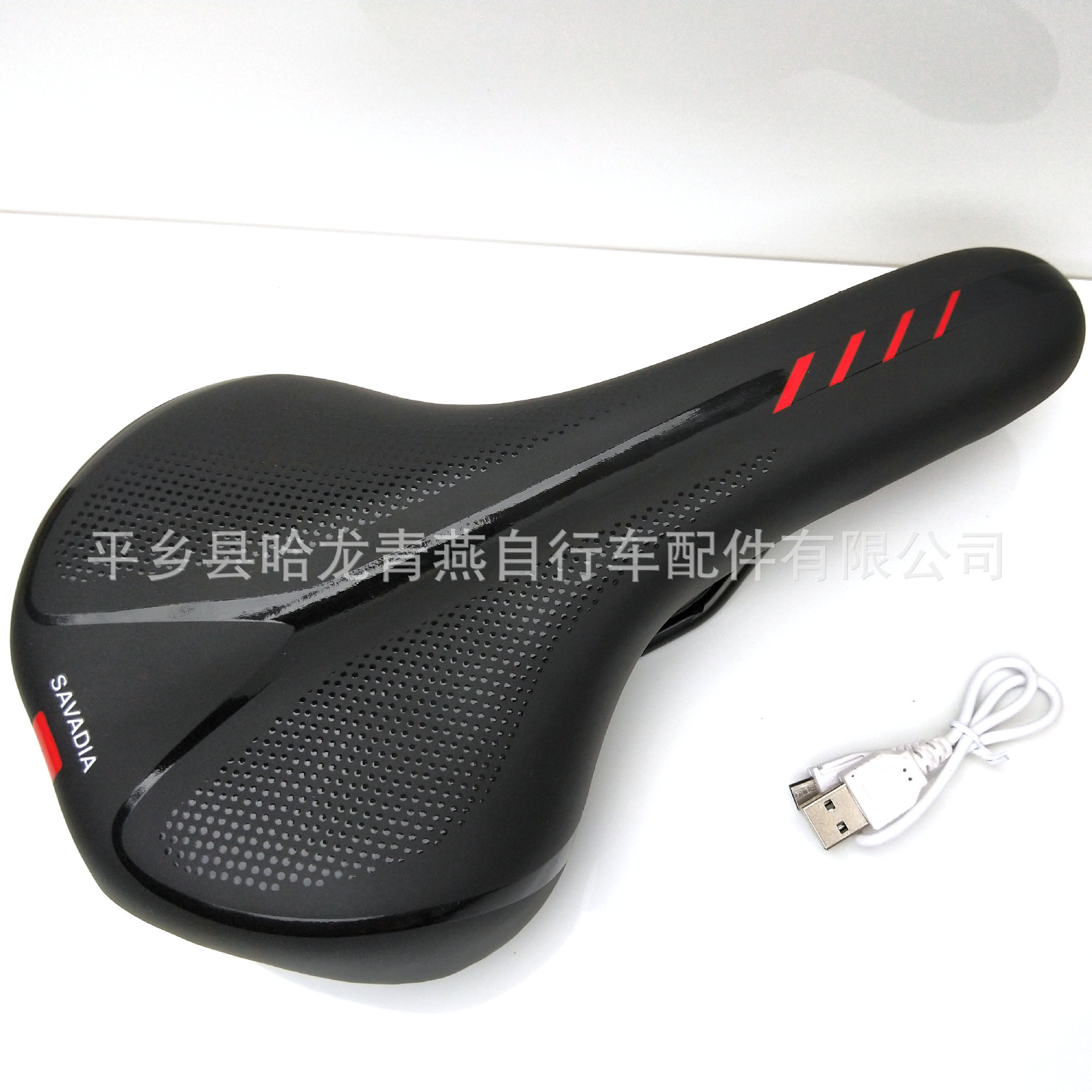 Picture of Mountain bike saddle/bicycle saddle with light/comfortable cushion/car seat with tail light/soft seat/accessories