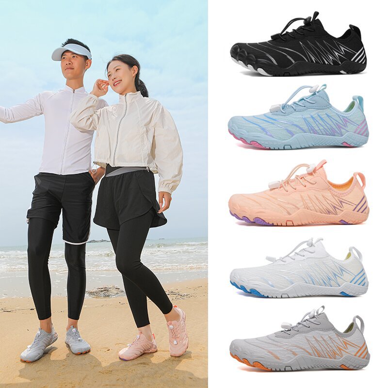 Cross-border outdoor river tracing beach shoes women's anti-slip quick-drying men's fishing shoes five-finger wading shoes indoor fitness shoes swimming shoes