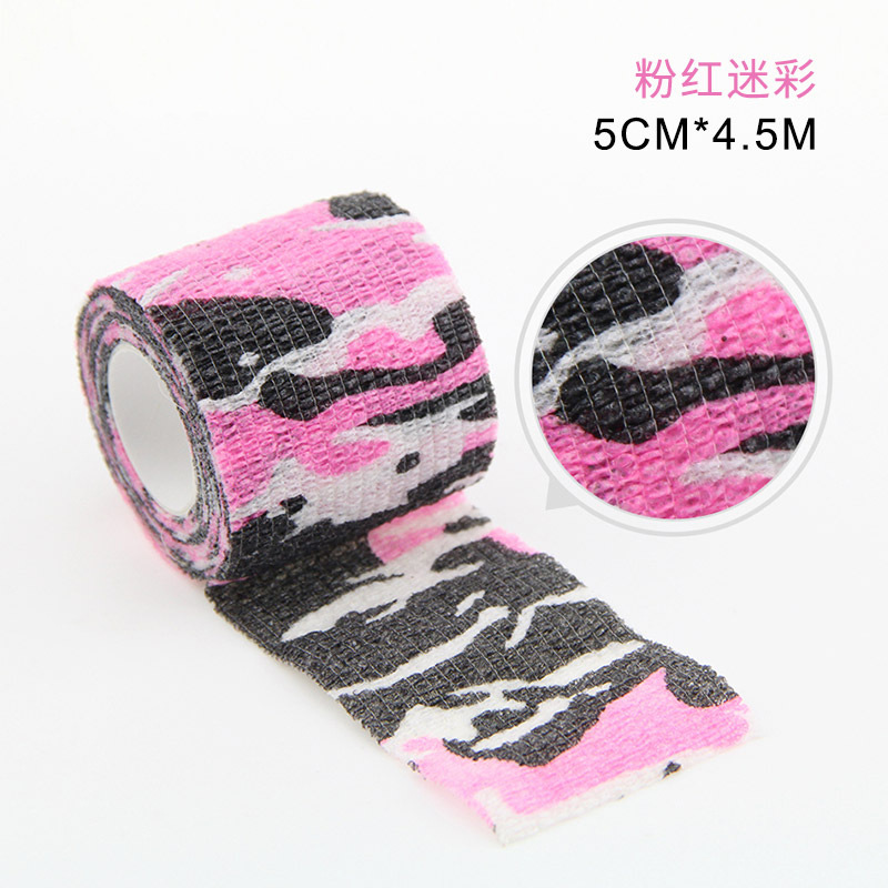 Picture of Factory Direct Sales Outdoor Camouflage Bandage Non-Woven Self-Adhesive Elastic Bandage Camouflage Bandage Available for Wholesale