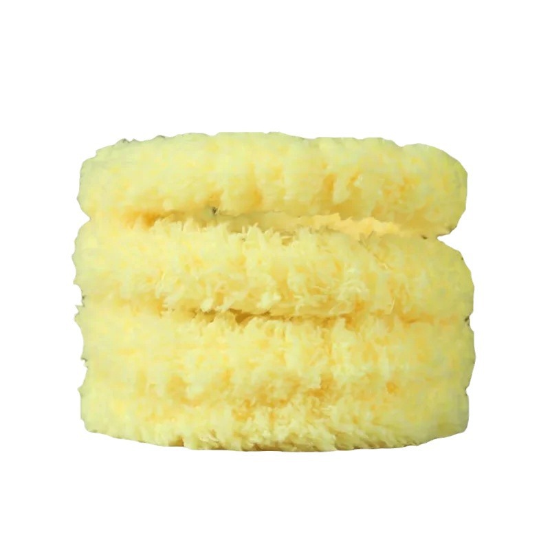 Picture of Twist bar fleece-lined encryption coral fleece puppy simulation manual diy plush strip twist bar 15MM material weaving