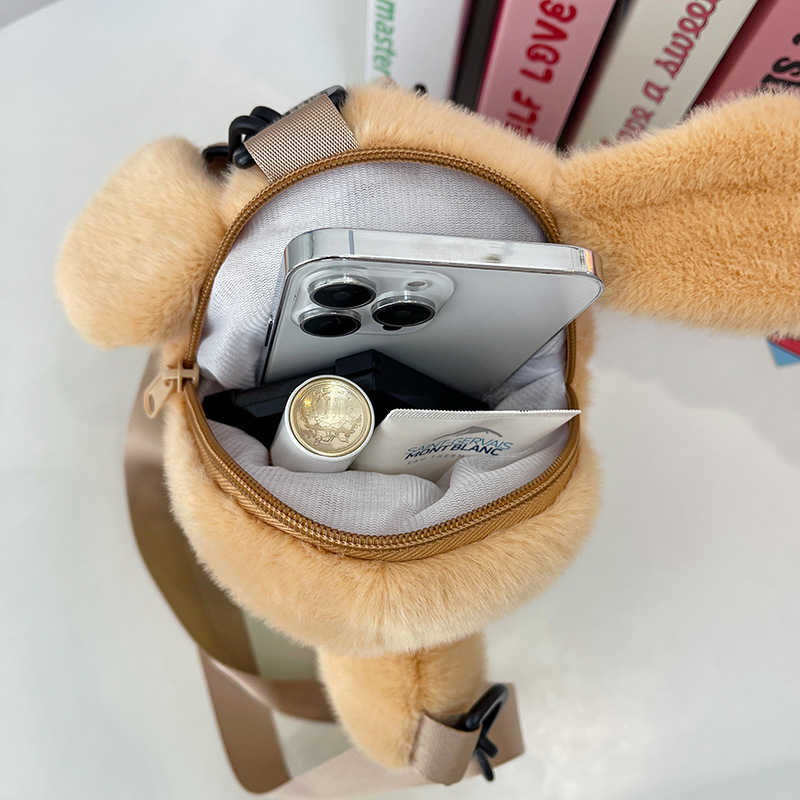 Picture of Plush Backpack Sambelle Doll Schoolbag Cute Cartoon Doll Small Backpack Multi-purpose Girl Crossbody Bag