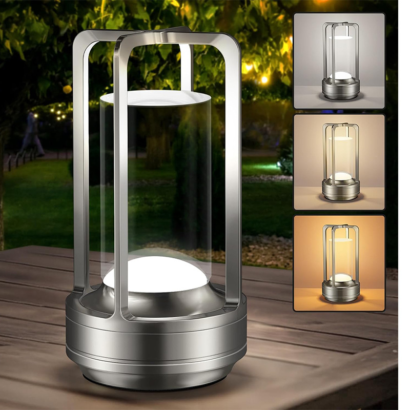 Picture of Cross-border LED table lamp camping touch charging ambient light decoration ornament bar bedside night light cross-border hot sale