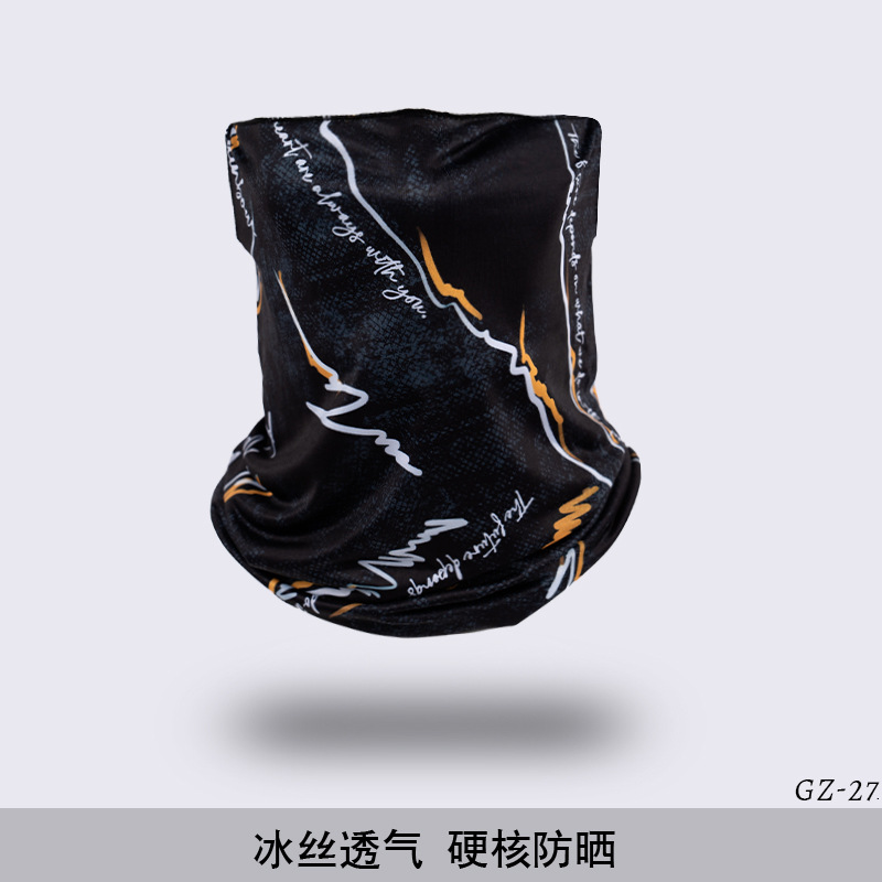 Picture of Outdoor ice silk mask changeable ear scarf men's and women's bicycle riding hood collar sun protection scarf summer