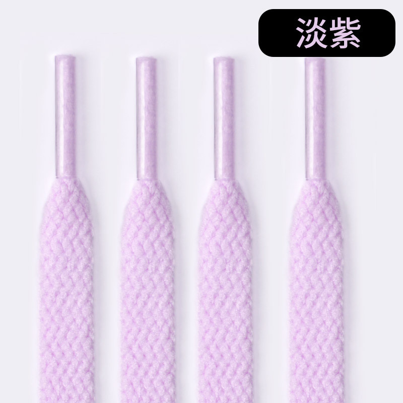 Picture of Wild elephant shoelaces wholesale single flat sneaker canvas basketball board shoes powder black gray color white shoelace rope a pair