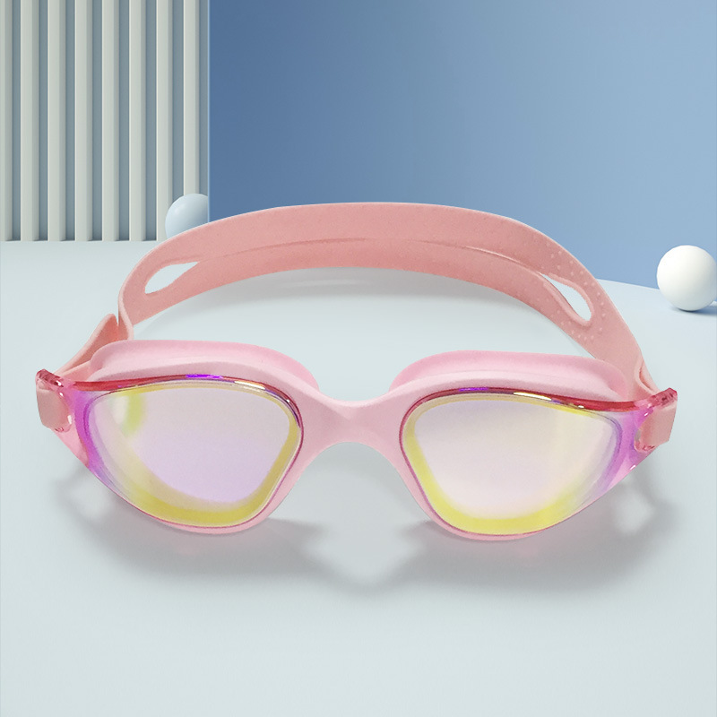 Picture of Cross-border hot new HD waterproof anti-fog adult swimming goggles flat swimming goggles in stock swimming goggles wholesale