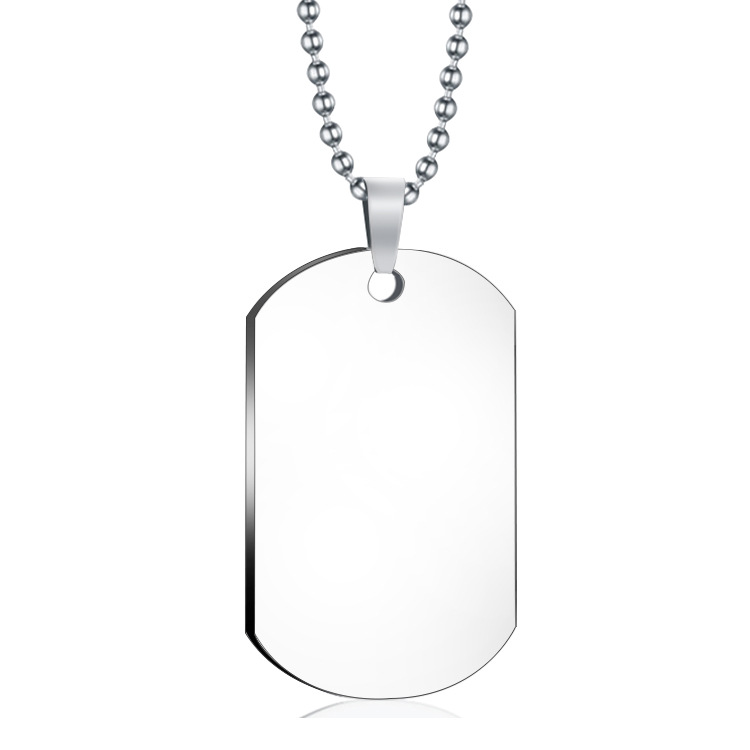 Picture of European and American jewelry stainless steel keychain necklace TO MY DAUGHTER as a gift from father TO DAUGHTER