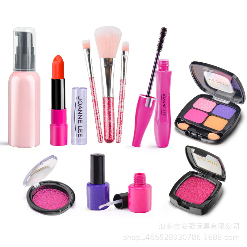 Picture of Cross-border cosmetics for Children girl dressing toys simulation play house princess makeup handbag bag set