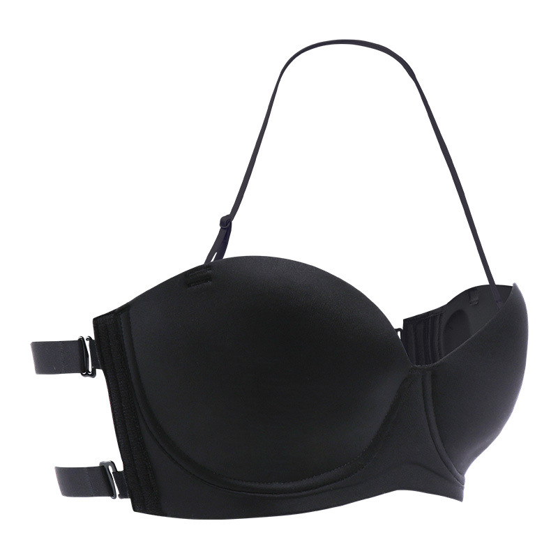 Picture of Anti-Slip Invisible Bra for Dresses, Women's Push-Up Bra That Enhances the Appearance of a Larger Bust, Seamless Bandeau Bra Wholesale, Backless Sexy Push-Up Bra